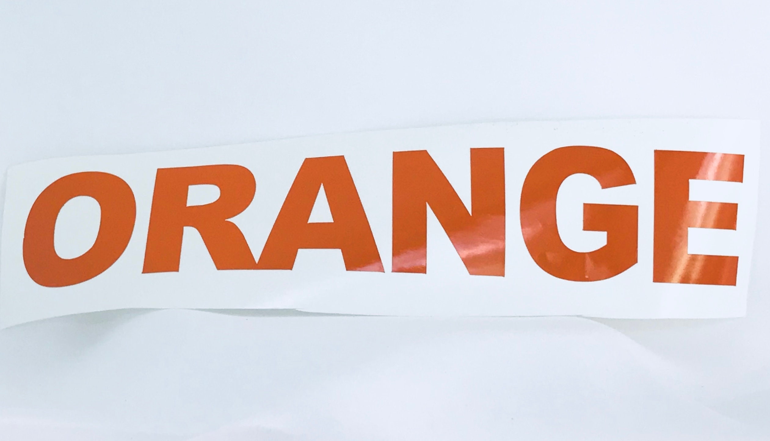 Custom Reflective Vinyl Letters - 2.5 Inch 8 colors