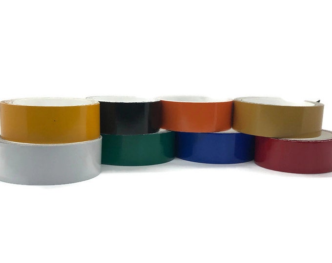 Reflective Vinyl Safety Tape - 1, 2, 3, or 4 inch by 10 feet - 8 colors