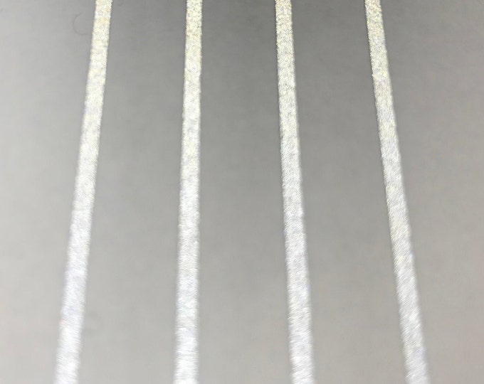 Reflective Vinyl Pinstripe - 4 strips - 1/16" wide x 2 feet long (Total of 8 feet)