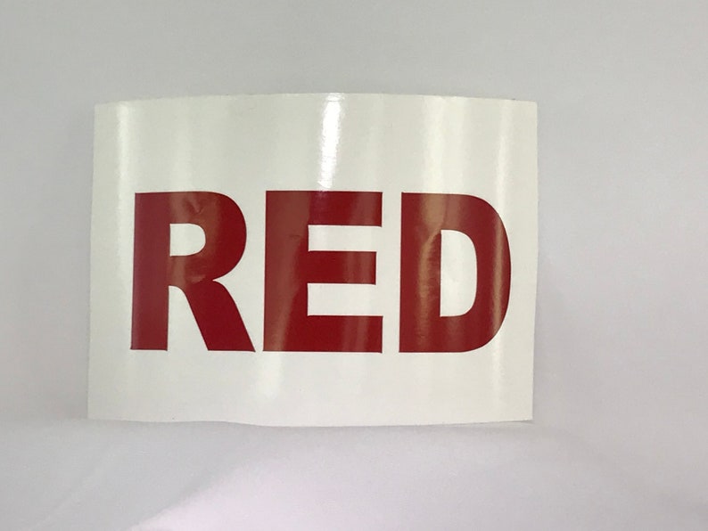 2 Inch Custom Reflective Vinyl Letters 8 Colors Etsy UK