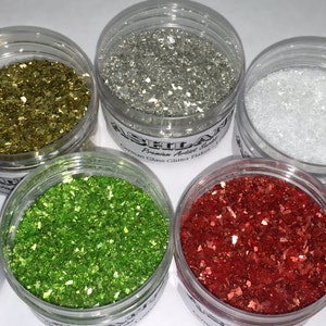 German Glass Glitter Made with Genuine Silver image 1