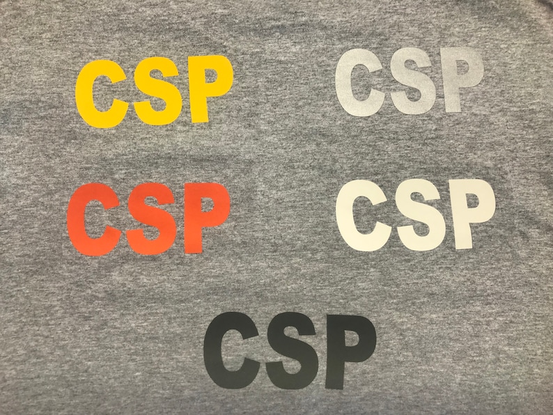 Reflective Iron-on Letters Custom, 2.5