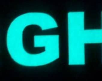 Custom Glow Letters - 2" high