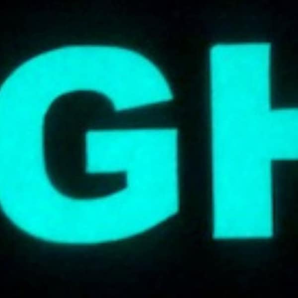 Custom Glow Letters - 2" high