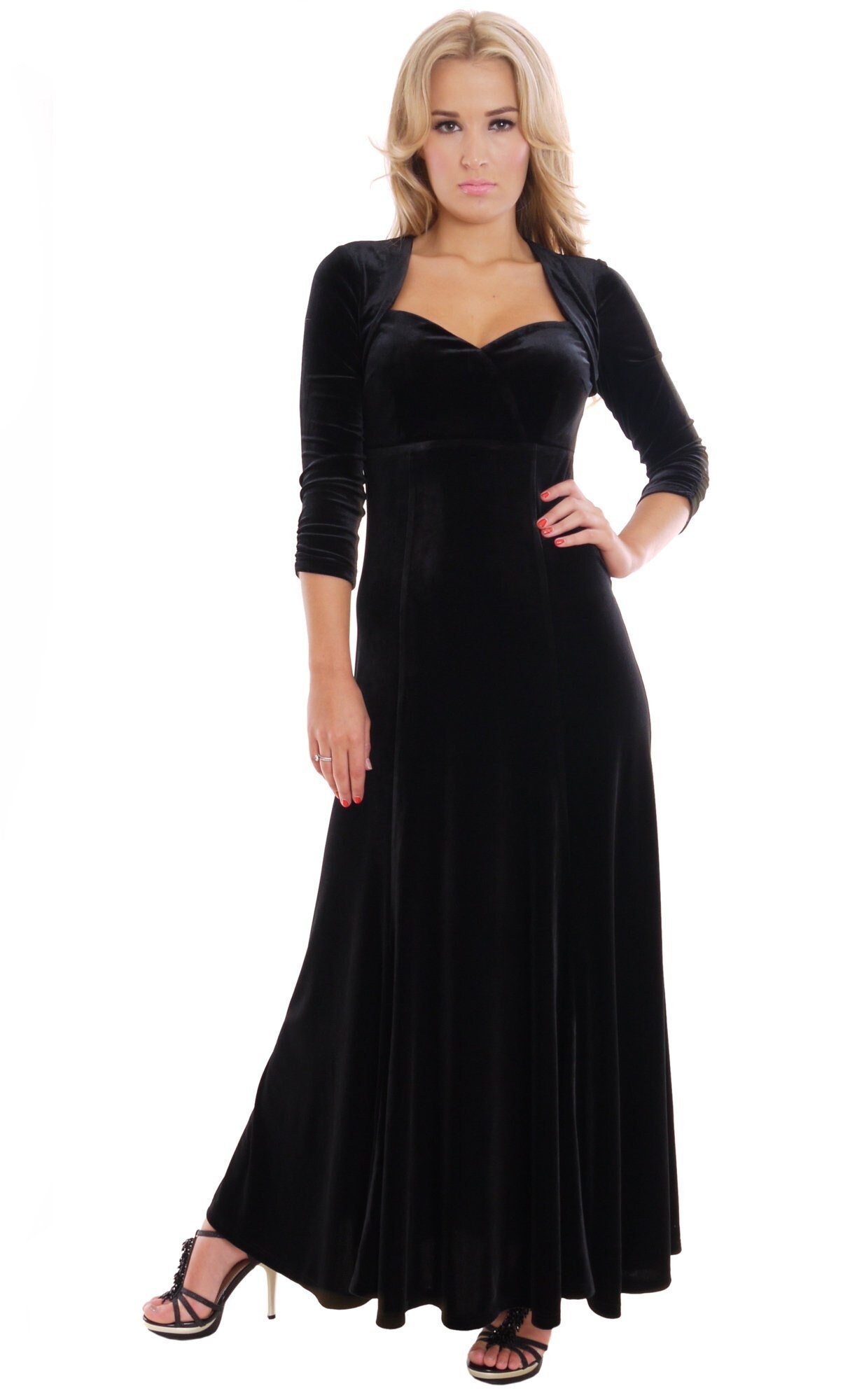 black evening dresses uk