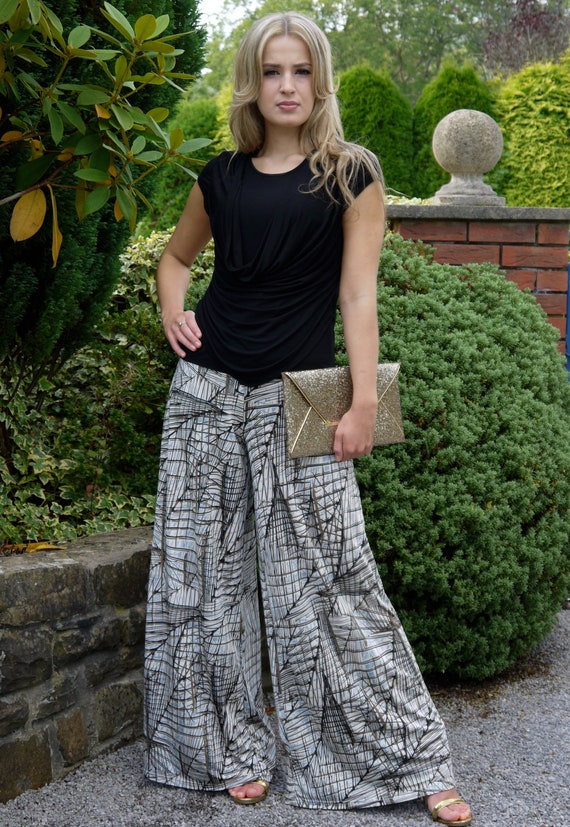 plus size wide leg jeans uk