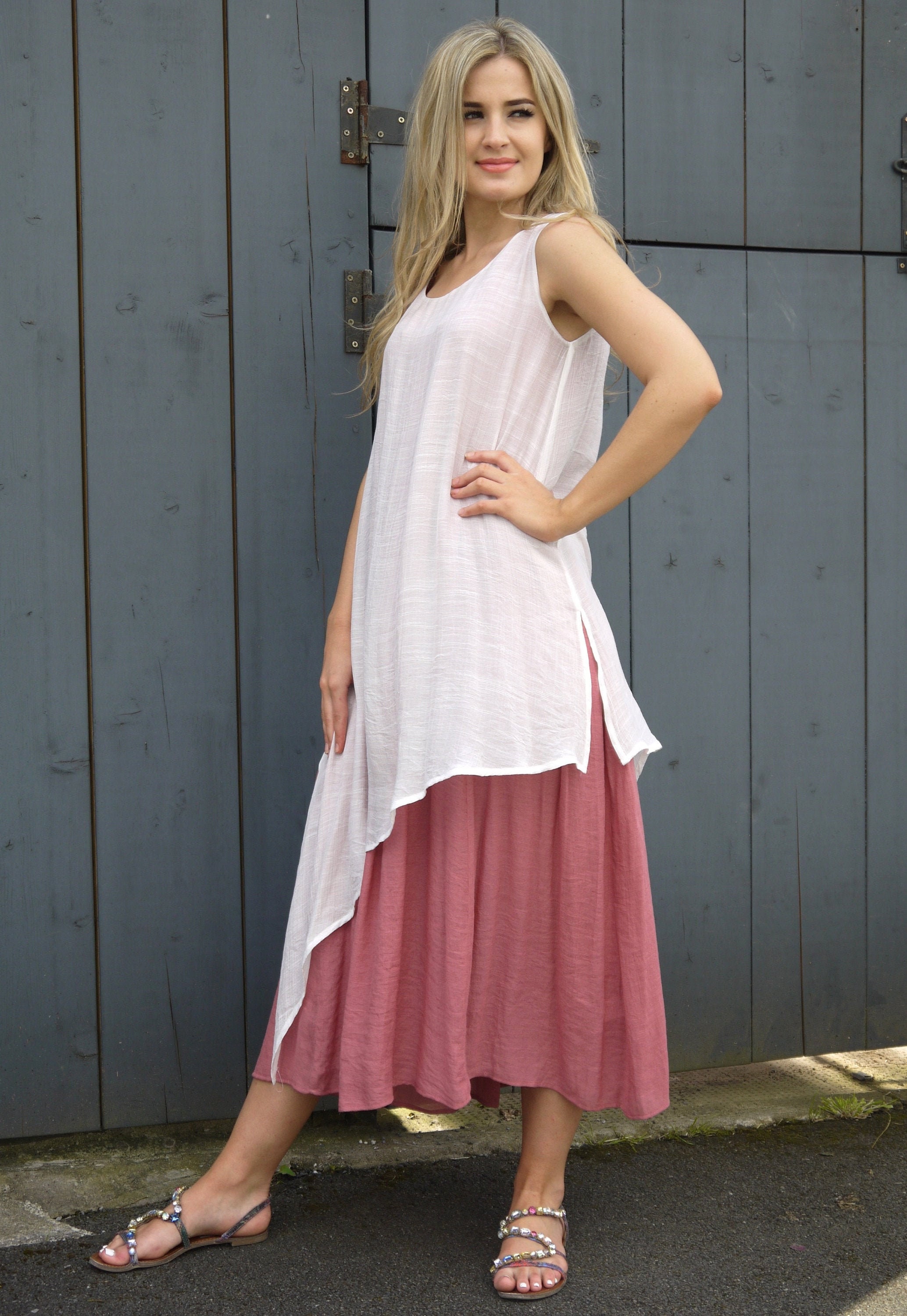 layered summer dress