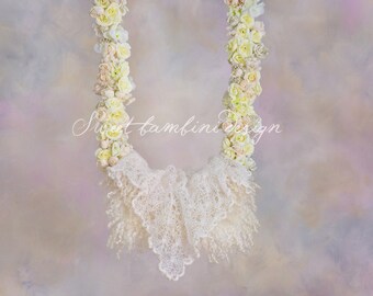 Digital Backdrop Newborn Photography -  Dreamy Flower Swing