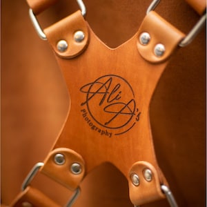 Karig, Dual Camera Harness / Strap in Full Grain Buffalo Leather