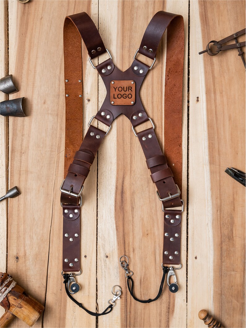 Leather Dual Camera Harness Triple Multi Camera Strap For Etsy