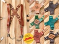 Karig, Leather Dual Camera Harness in Full Grain Water Buffalo, Multi-camera Strap [Rustic Tan] product logo