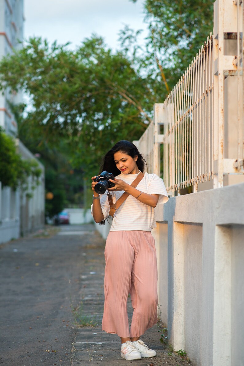 Leather Custom Camera Shoulder Sling Strap
