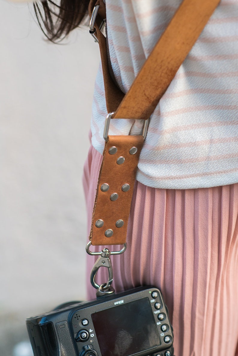 Leather Custom Camera Shoulder Sling Strap