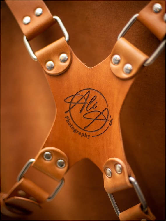 Karig, Dual Camera Harness / Strap in Full Grain Buffalo Leather