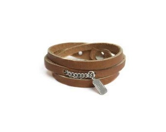 Leather Wrap Bracelet