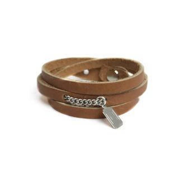 Leather Wrap Bracelet