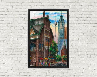 St Lawrence Market Toronto Framed Wall Art | St Lawrence Market Canvas Wall Art