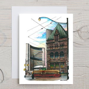 Toronto City Halls Grußkarten | Toronto Wahrzeichen Grußkarten