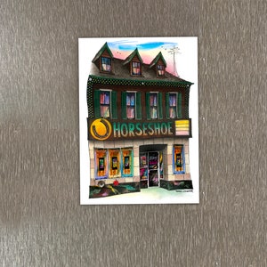 Horseshoe Toronto Fridge Magnets | Horseshoe Tavern Toronto Souvenir |    Toronto Best Friend Gift