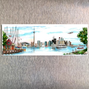 Toronto Skyline Fridge Magnets | Toronto Personalized Gifts