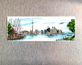 Toronto Skyline Fridge Magnets | Toronto Personalized Gifts