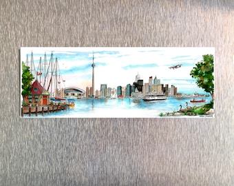 Toronto Skyline Fridge Magnets | Toronto Personalized Gifts