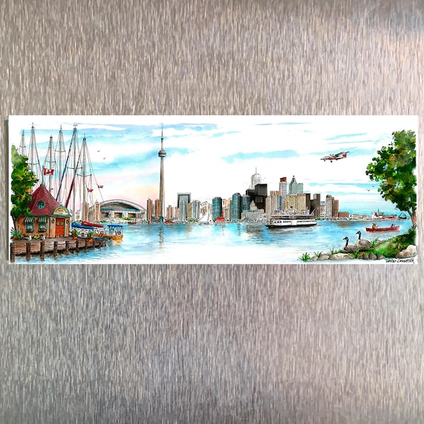 Toronto Skyline koelkastmagneten | Toronto gepersonaliseerde geschenken