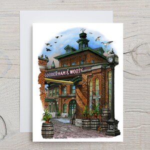 Distillery Viertel Grußkarten | Toronto Grußkarten | Toronto Grußkarten | Toronto Wahrzeichen | Toronto Touristen Geschenk | Toronto-Andenken