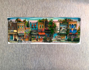 Bayview Toronto Kühlschrankmagnet | Leaside Kühlschrankmagnete | Toronto City Print Magnete | Toronto Geschenke