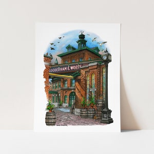 Distillery District Toronto Poster | Toronto Art Prints