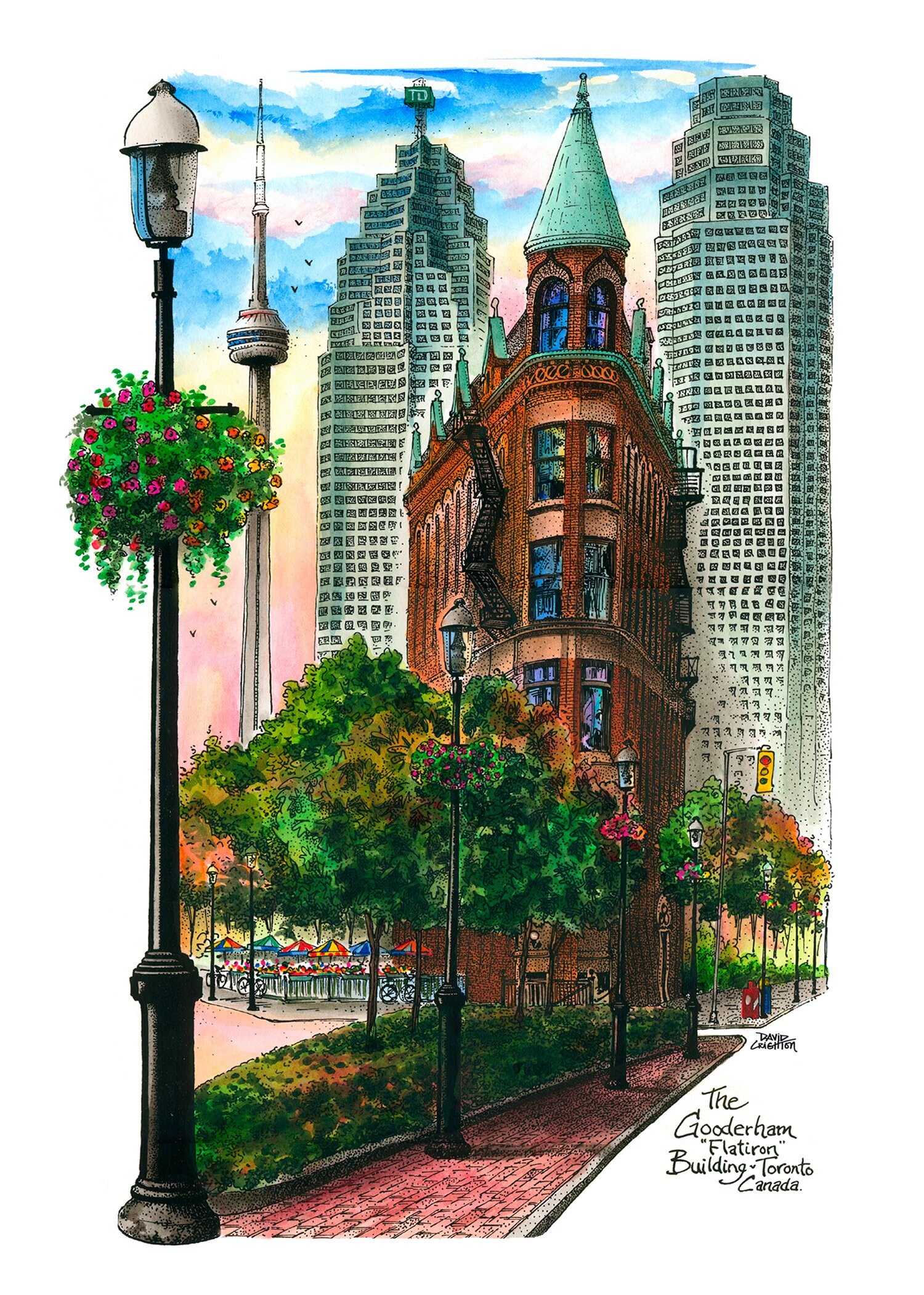 Flatiron Building Toronto Fridge Toronto Flatiron Etsy UK