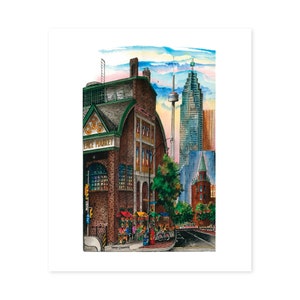 Impressions du marché St Lawrence de Toronto | Impression artistique emblématique de Toronto