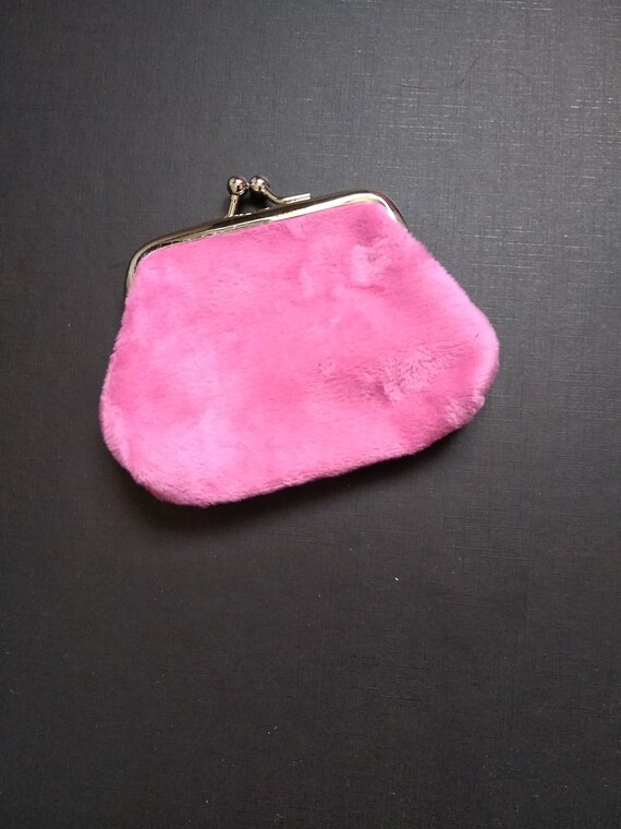 pink velvet purse