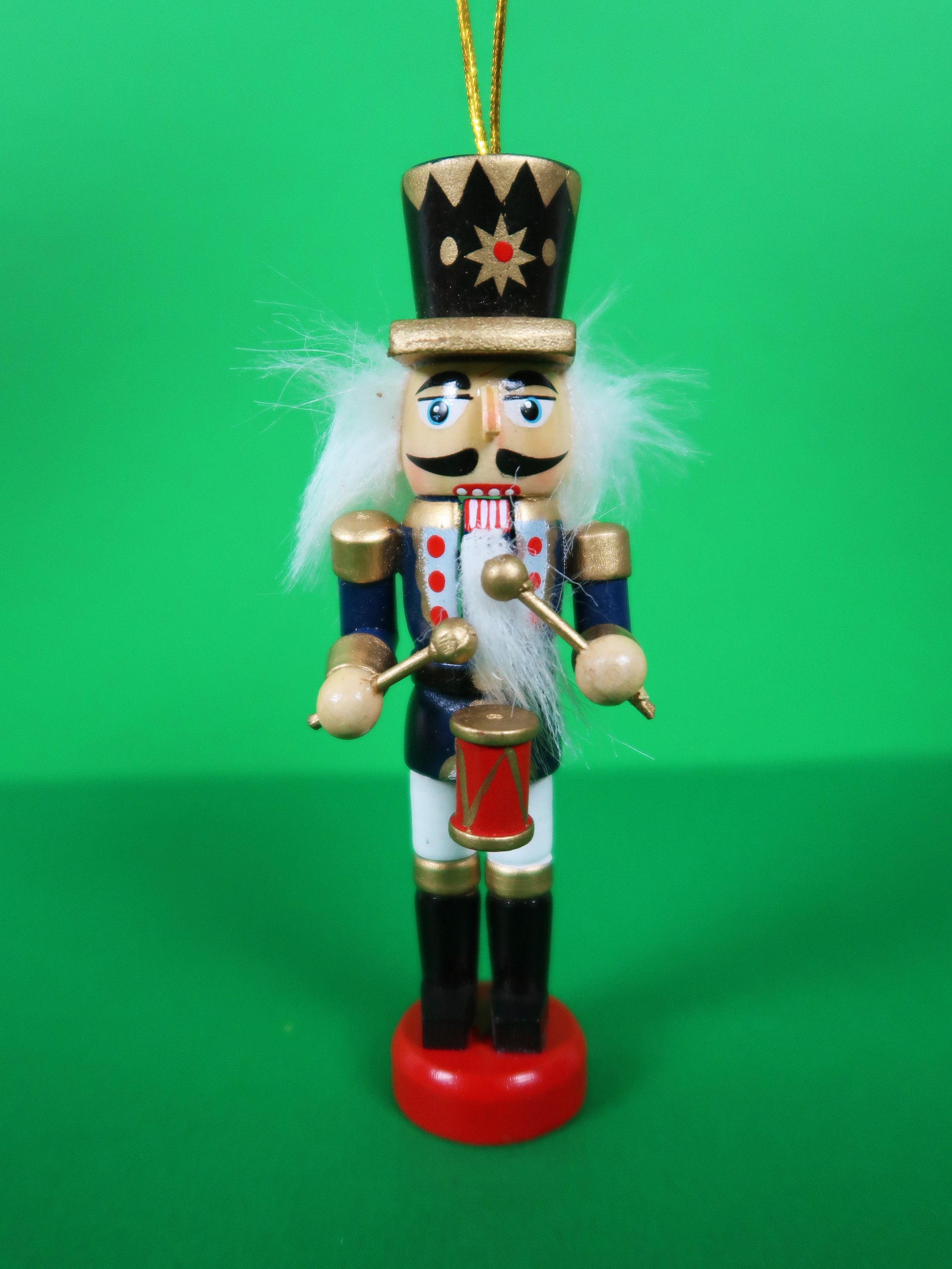 4 NUTCRACKER Ornaments Vintage Wood Wooden Nutcrackers Etsy UK