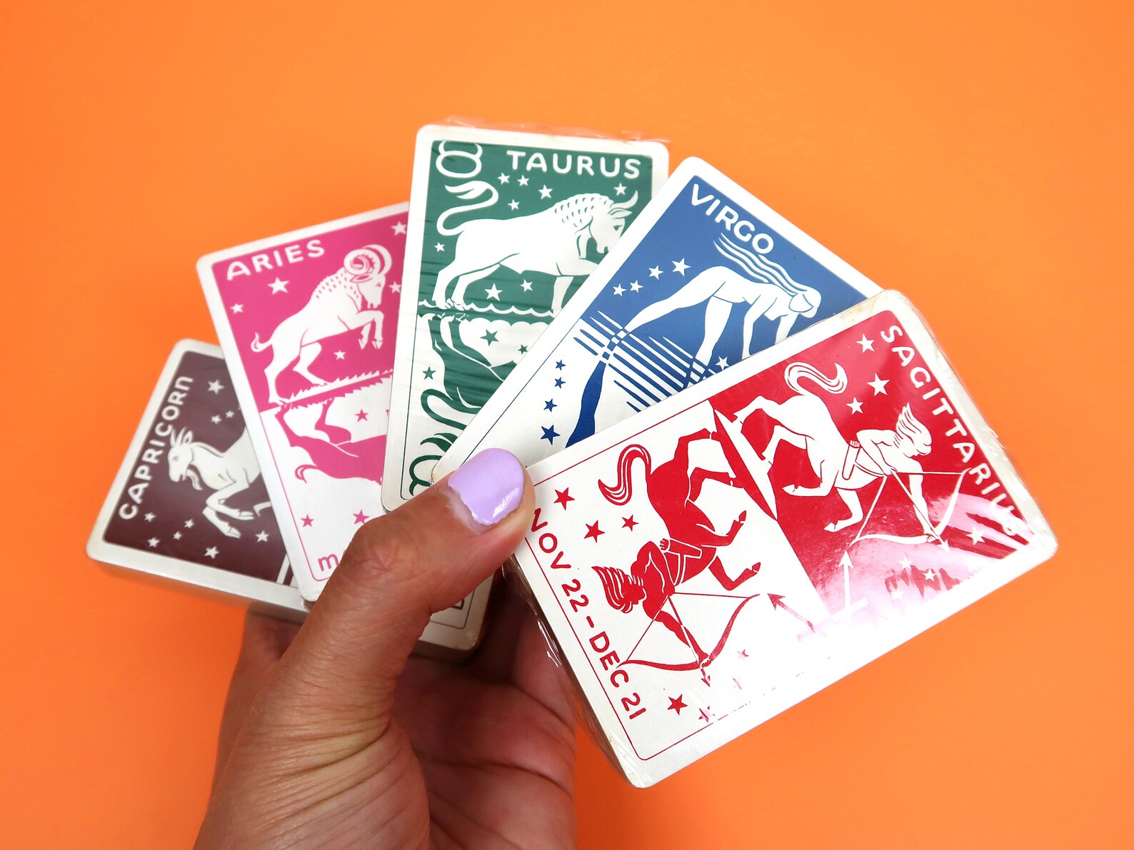 ZODIAC Playing Cards Vintage Bridgepoint Card Co Horoscope Etsy