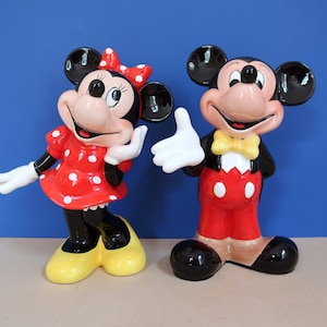 80s Mickey Mouse Porcelain Figurine - Etsy