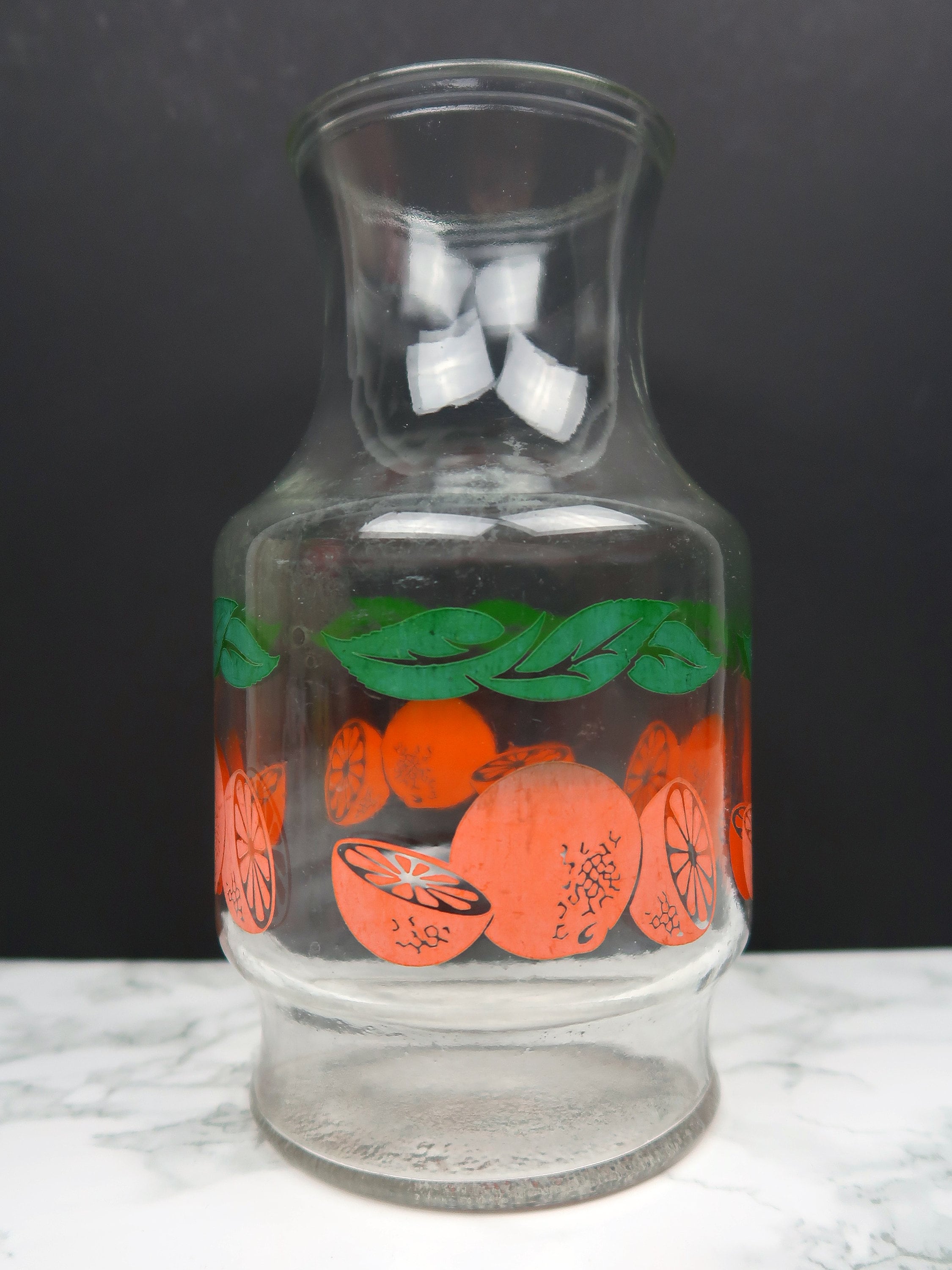 Orange juice glass bottle online