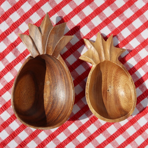 Pineapple Fruit Bowls Etsy