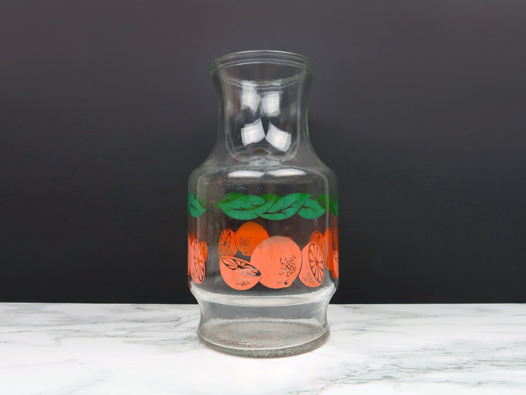 Rare Vintage Orange Juice Carafe and Glass Set — Recreate Vintage Home