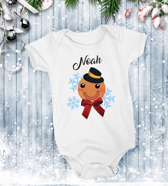 personalised baby christmas outfits