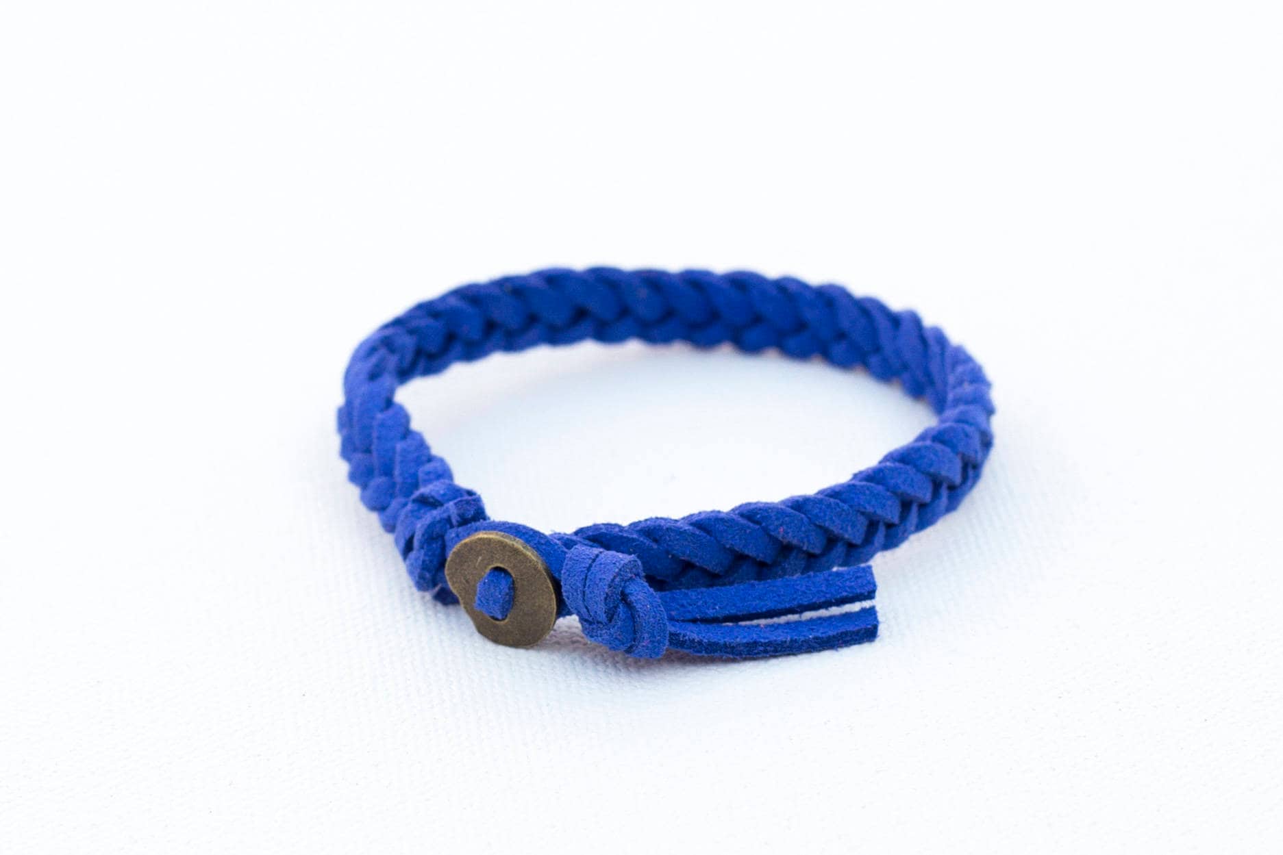 ROYAL BLUE Essential Oil Diffuser Bracelet Braided Faux Suede - Etsy