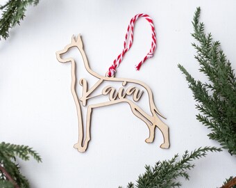 Dog Ornament, Great Dane Ornament, Custom Pet Ornament, Pet Stocking, Personalized Ornament
