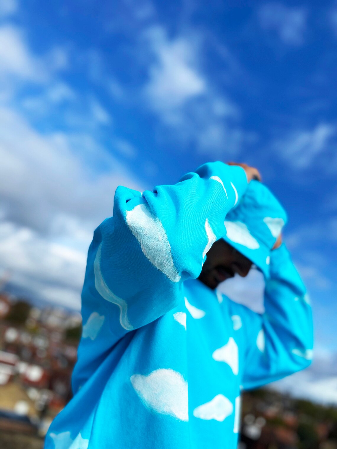 Blue Sky and Clouds unisex sweatshirt | Etsy