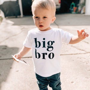 Big bro SVG toddler tshirt announcement kids clothing big brother shirt for kids baby announcement shirt