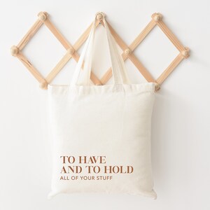 Personalized Tote Bag - Bridesmaid Gift Tote Bags - Custom name Tote - Wedding Welcome Hotel bag