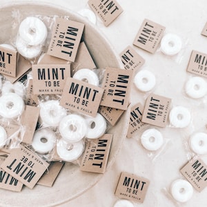 Personalized Wedding Favor Mints: Bulk Guest Gifts