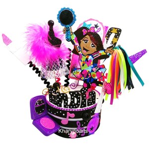Custom Pajama Party Cake Topper: Handmade Keepsake Centerpiece image 10