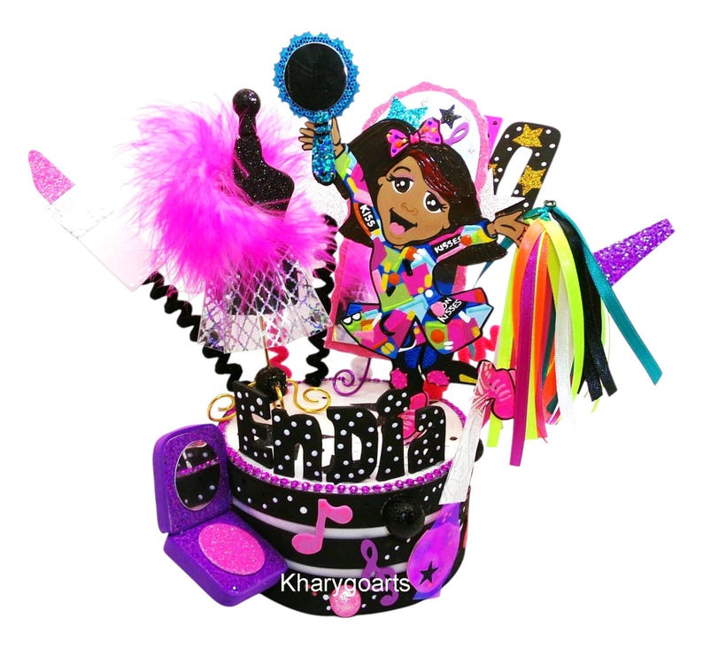 Custom Pajama Party Cake Topper: Handmade Keepsake Centerpiece image 10