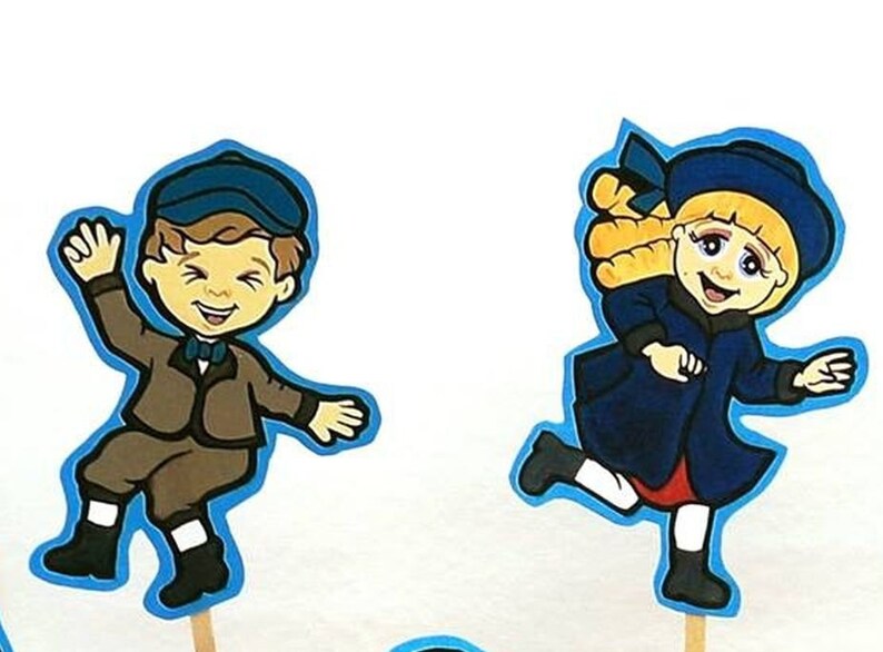 Mary Poppins Jolly Holiday Poppins cupcake decor Poppins party Mary Poppins party Custom Cupcake toppers Mary Poppins decor