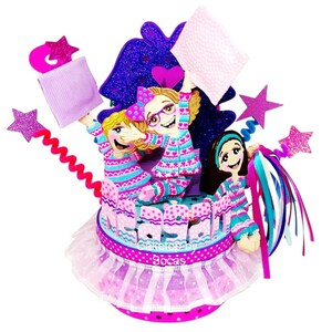 Custom Pajama Party Cake Topper: Handmade Keepsake Centerpiece image 5